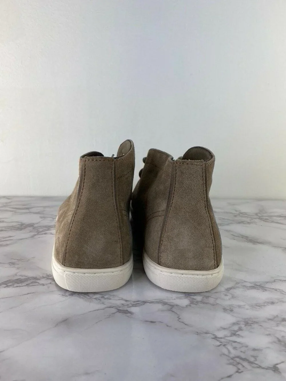 Steve Madden Men's Beige Suede Fulton Lace Sneaker SZ 11.5